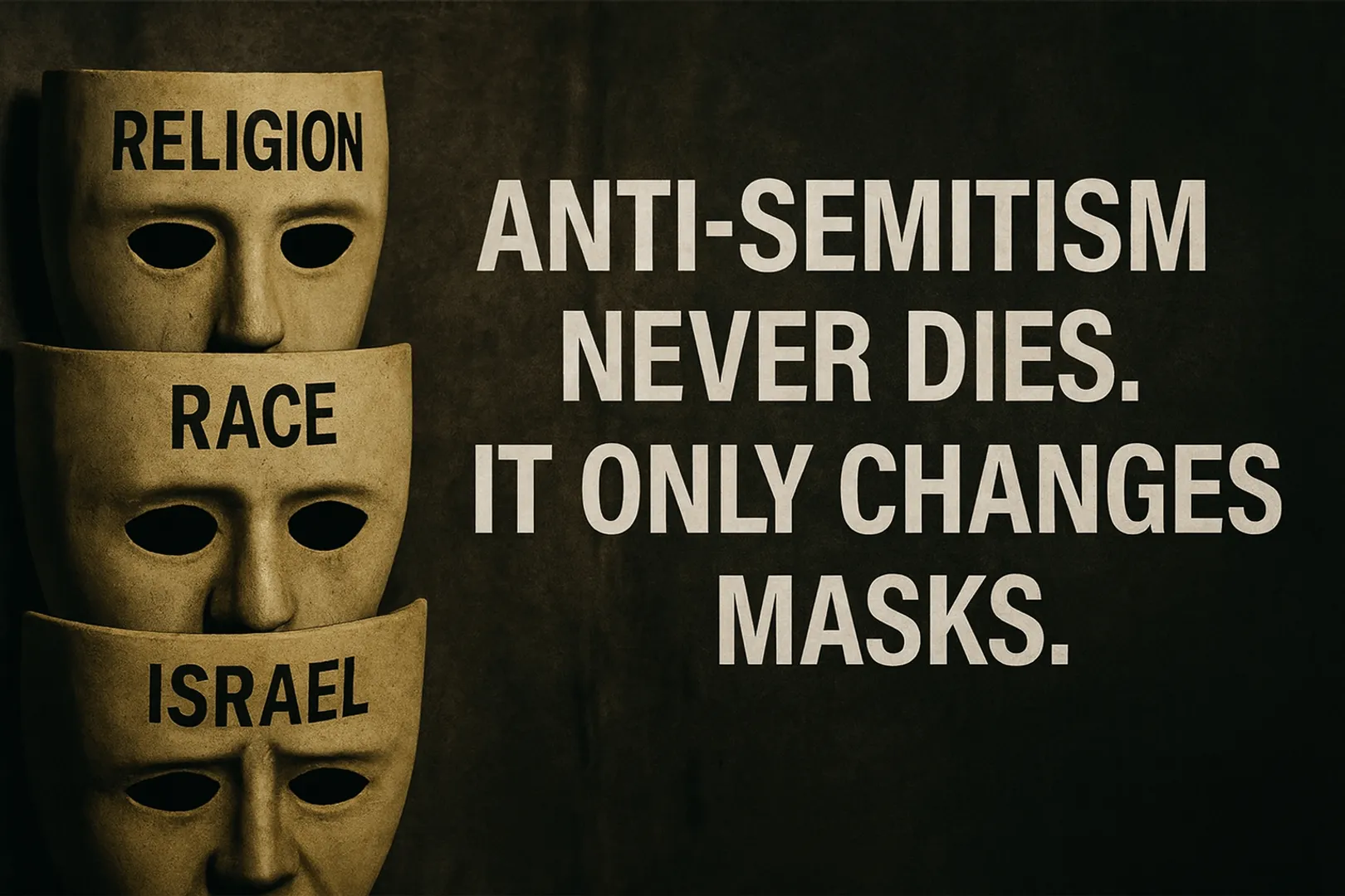 Antisemitism is not dead it only changes masks.